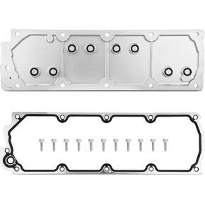 LS Gen 4 Valley Cover Plate Kit Non AFM DOD Valley Pan Compatible with Chevrolet Silverado, GMC Sierra, Cadillac Escalade, Hummer, LS2 LS3 LS7, 4.8L 5.3L 6.0L 6.2L, Replace# 12598832 12610141