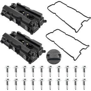 غطاء صمام محرك KAX متوافق مع 2005-2019 Nissan Frontier 4.0L ، 2005-2012 Pathfinder 4.0L ، 2005-2015 Xterra ، 2012-2019 NV1500 NV2500 NV3500 4.0L ، استبدل# SK510A02
