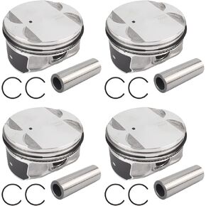 Carbhub 4 Set Pistons & Rings Kit for Buick لـ Chevy GMC Pontiac Presention Number 12609858 12616970 12621251 12631102 12631103 12631967 12643172 12646457 12657184 12659419