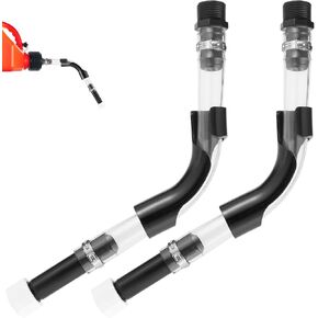خرطوم إبريق وقود السباق مع Bender ، ل 3/5/5.5 جالون علب الغاز ، استبدال Spout Perfect مع تصميم مرشح تمت ترقيته (مجموعة 2)