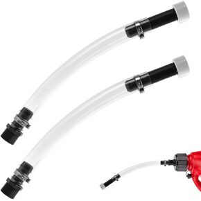 2 PCS مجموعات خرطوم حشو الوقود لسباق VP علب غاز غاز خرطوم خرطوم السباق خرطوم الغاز يمكن استبدال SPOUT ببديل 5/5.5 جالون لعلب الوقود VP العلب EGS العلب علب غازات ، واضحة ، واضحة