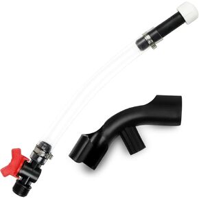 Gas Cans, Racing Fuel Jug Hose with Ball 3044 Valve and X-shaped Hose Bender for Gas Cans, egs, LC2, Scribner, Scribner Fuel Jugs, 3/5/5.5 Gallon