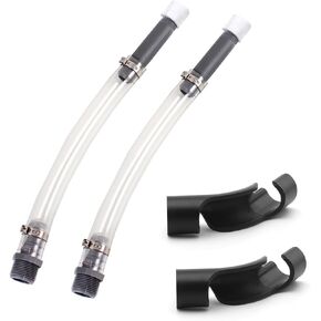 الوقود خرطوم خرطوم حشو الأداة المساعدة يمكن الغاز الغاز Deluxe Kit VP Type Spout مع خرطوم Bender ، حزمة 2