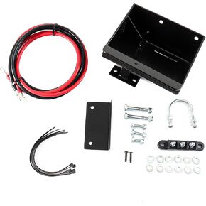 Battery Relocation Kit Battery Relocate Box for Polaris 2014-2020 Sportsman 450 570,with Battery Box Wires