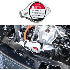 غطاء المبرد ، سيارة تغطية الرادياتير ، CARDAIR CARDAIR CAPTOIR CAP متوافق مع Honda Accord 1994-2006 Civic 1992-2005 CRV 1997-2005 Pilot 2003-2008 ، يحل محل OEM #19045-PAA-A01 19045PAAA01