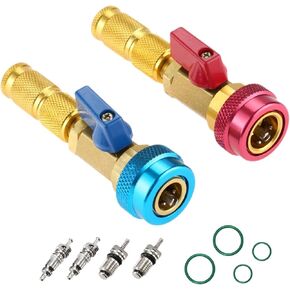 R134A R12 Valve Core Quick Remover Installer ، Air Conditioning Aldable High and Low Press