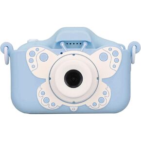 كاميرا X7 Butterfly Kids مع شاشة 2 بوصة ، والكاميرات المزدوجة ، ودعم MP3 فيديو تسجيل الطفل ، والمواد ABS وسيليكون ، للأطفال الذين تتراوح أعمارهم بين 3 و 10 سنوات ، هدية عيد ميلاد ()