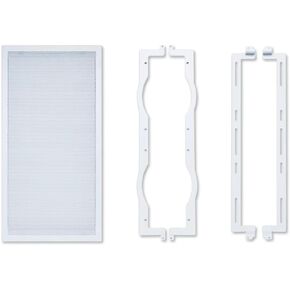 Lian Li Front Mesh Kit for O11D EVO RGB-Aluminum fine mesh Panel Upgrades Airflow-Adjustable Front Fan mounting Brackets Supports up to 3X 120mm or 2X 140mm or 2X 160mm-Black (O11DERGB-4X) in Kuwait