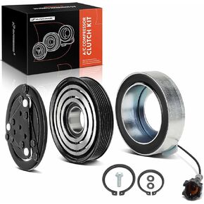 A-Premium Air Complementer AC Kit Clutch Clutch Terctible مع Chevrolet Equinox 2016-2017 ، Malibu 2013-2016 ، Impala 2014-2015/2019 ، Malibu Limited 2016 & GMC Terrain 2015-2017 & Buick Regal