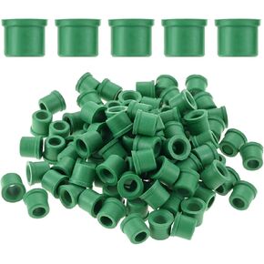 Gohantee 1/4 "حشيات شحن مقرنة سريعة ، حشيات خرطوم HVAC ، حشوات حشيشات ، حشية مطاطية ، ختم من طقم الإصلاح O-Ring طوق مطاطية مناسبة لـ R410A/R134A 100pcs أخضر