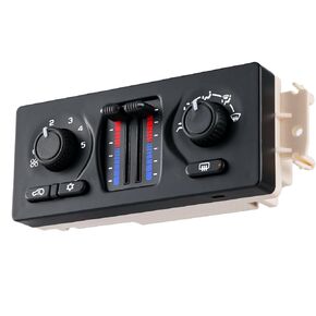 Climate Control Module for Chevy Silverado, GMC Sierra, Tahoe, Suburban, Avalanche, Trailblazer, Yukon, Envoy, Cadillac Escalade AC Heater HVAC Panel Replacement Part 599-210XD