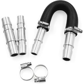 JTEHC626-001 محرك سخان المحرك مجموعة 5/8 "نهاية و 3/4" خرطوم نهاية مع تجهيزات الألومنيوم متوافقة مع خراطيم السخان الأكثر شيوعا