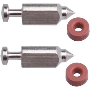 Panari 398188 Carburetor Float Valve Edele Seat Kit لـ Brriggs Stratton 281144 398183 490937 498261 محرك جزازة العشب (حزمة 2)