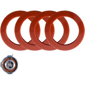 4 PCS Artgol Viton Camkets تناسب Freightliner 1/4 قبعات الوقود بدوره - حلقات خزان الوقود الممتازة مشمولة حلقات O