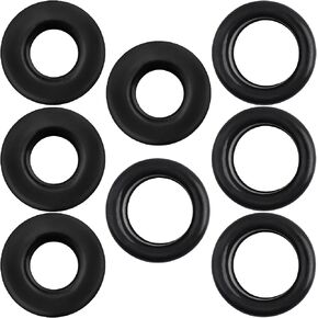 (8-pack) Calvana 5339 Rubber PCV Valve Grommet, Valve Cover Grommet, PCV Breather Grommet, O.D. 1 1/4" I.D. 1" for Steel Valve Covers SBC BBC SBF BBF 350 SPC 7218
