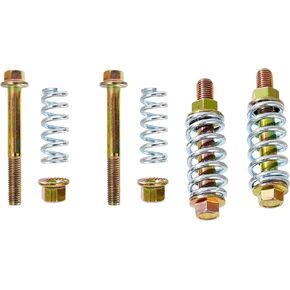 4 Pack Exhaust Bolt and Spring M10-1.5x67mm Exhaust Spring Bolt & Nut Harware kit
