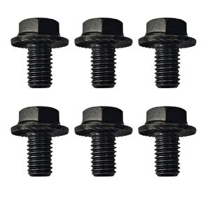 6 Pack-Torque Converter 2307304 Bolt kit for GM Transformers 4L60E 4L65E 4L70E 4L80E 700R4 200-4R 3L80 4T60E 4T65E M10-1.5x16 Flange Bolts, Grade 10.9 Galvanized Iron