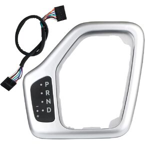 Transmission Shifter Bezel with Wire Harness 5YD27LS5AA 68413957AA 601-401 Tan for Gear Shift Compatible with 2014-2018 Jeep Cherokee Service Shifter Repair Accessories Parts