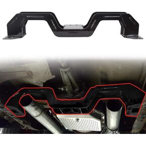 انتقال الإرسال البيئي المتقاطع من أجل 1973-1987 Chevy C10 Base Transmission Cross Member Powder Black