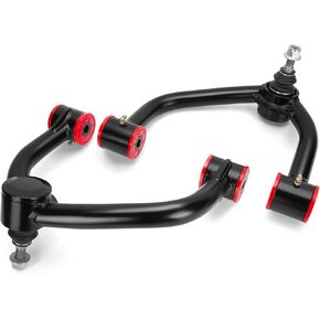 Upper Control Arms for 2007-2018 Chevy Silverado 1500, 2-4" Lift Adjustable Tubular Steel Control Arm With Ball Joint Fit 2007-2014 GMC Sierra 1500 Avalanche Tahoe Yukon, UCA Replace Stock Forged Arms