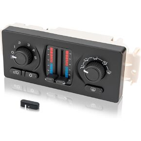 Climate Control Module AC Heater HVAC Panel Fit for Chevy Silverado GMC Sierra 1500 2500 3500 Tahoe Suburban Avalanche Trailblazer Yukon XL Envoy Cadillac Escalade 599-210XD