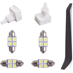 Xislet 924-798 Dome Lamp Switch Kit مع 4 لمبات متوافقة
