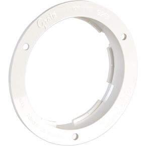 92510 White 4" Round Lights Theft-Resistant Flange