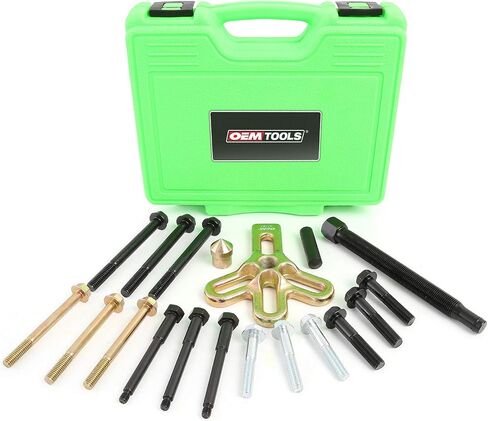 مجموعة أدوات سحب الموازن التوافقي OEMTOOLS 27187، نير سحب التوازن التوافقي الفولاذي المعالج بالحرارة، يعمل كساحب تروس، وساحب عجلة القيادة، وساحب بكرة العمود المرفقي in Kuwait