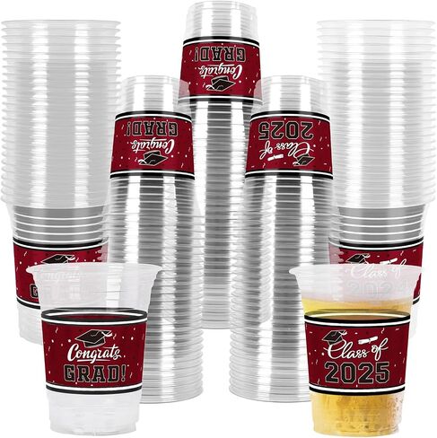 Gatherfun 100 Pcs 16oz Football Plastic Cups - Football Parties and Tailgate Events, Disposable & Convenient - Ideal Party Supplies & Party Favors for Football Themed Birthdays in Saudi Arabia