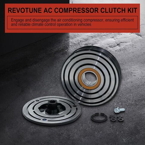 AC Compressor Clutch Kit compatible with Ford F150 F250 1989-1995 F350 2002-2007 E150 E350 1989-1996 E250 1990-1996 Explorer 1991-2001 Escape 2001-2004 Focus 2003-2007 Ranger 1989-2011 in Saudi Arabia