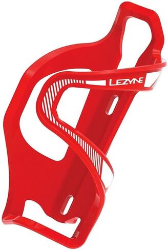LEZYNE Flow Cage Water Bottle Holder E SL-R, Matrix, Bottle Clamping Right Hand, Black, 1-BC-FLSLR-V204 Bottle Cage 48g in Saudi Arabia