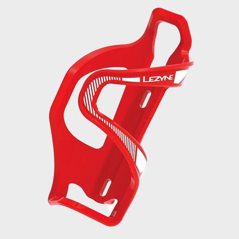 LEZYNE Flow Cage Water Bottle Holder E SL-R, Matrix, Bottle Clamping Right Hand, Black, 1-BC-FLSLR-V204 Bottle Cage 48g in Saudi Arabia