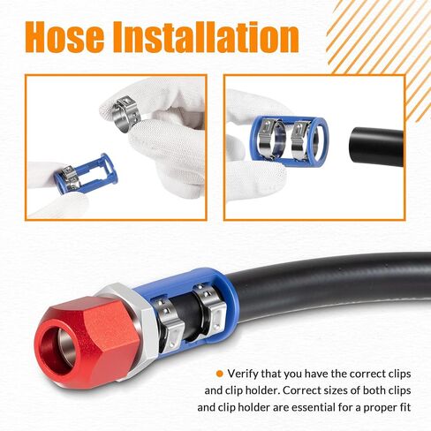 800-670 A/C Line Splice Kit for 5/8" Line With No.10 Hose 24 Inches, Air Conditioning Repair Splice Connector Kit, Universal Fit for 5/8" Line to Hose Repair in Saudi Arabia