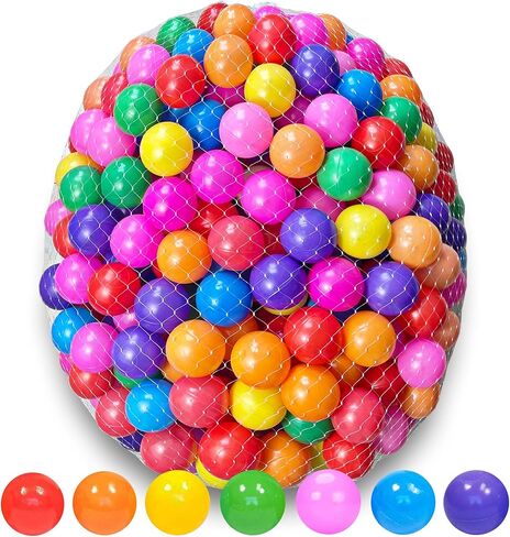 Ball Pit Balls 170 Count, 2.2in BPA Free Crush Proof Plastic Balls, Colorful Play Balls for Toddlers, Kids' Pool, Playpen, Play Tent (Purple) in Kuwait