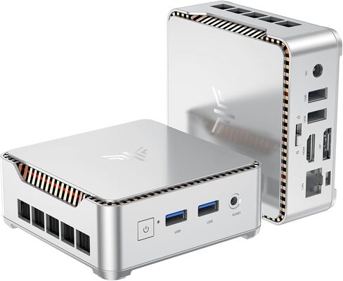 KAMRUI GK3PLUS Mini PC 16GB DDR4 1TB SSD, 12th Gen Intel Alder Lake-N95(up to 3.40GHz) Mini Desktop Computer, Support 2xHMDI+VGA 4K Triple Display for School/Home/Office PC in Saudi Arabia