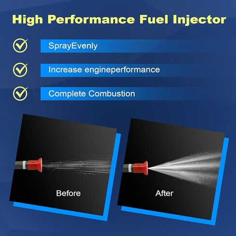 6pcs Fuel Injector Pencil Nozzle Assembly 4W7017 4W-7017 Compatible with 3306 3406 3406B 3406C 3412 SR4 Engine After-Market Parts in Kuwait