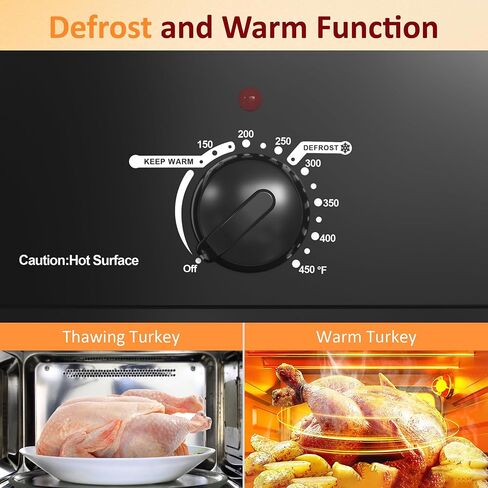 Sunvivi 24-Quart Electric Roaster Oven with Visible Self-Basting Lid,Turkey Roaster Oven with Removable Pan and Rack,Stainless Steel,Silver in Kuwait