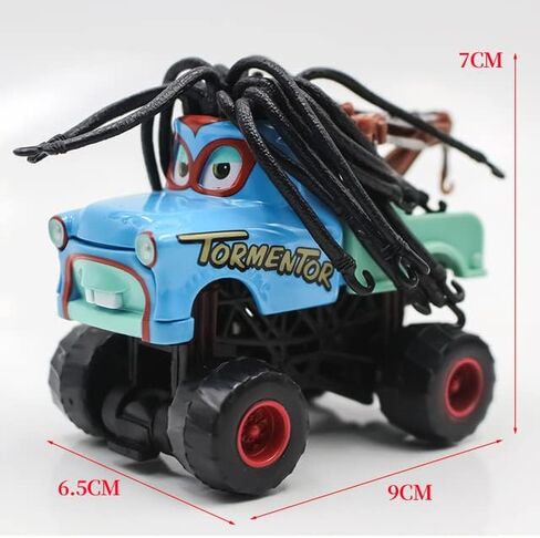 12 Styles Movie Cars 3 Black Storm Jackson McQueen Curz Mater Giant Wheels Cars 1 ：55 Diecast Oper Toycles Toy Children Car Toy (Lightning McQueen) in Kuwait