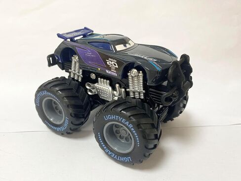 12 Styles Movie Cars 3 Black Storm Jackson McQueen Curz Mater Giant Wheels Cars 1 ：55 Diecast Oper Toycles Toy Children Car Toy (Lightning McQueen) in Kuwait