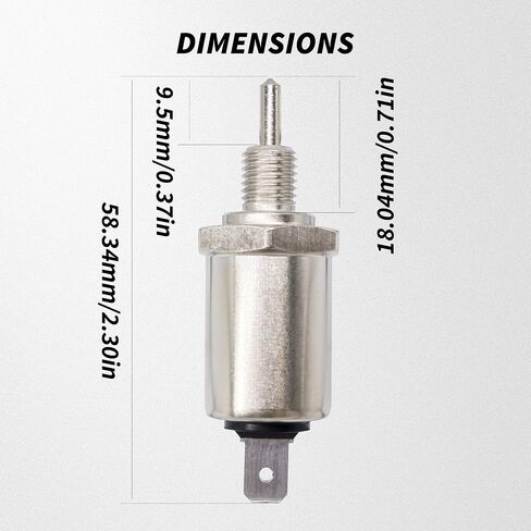 21188-2011 Carburetor Fuel Shut Off Solenoid Replacement for John Deere/Kawasaki Replaces M138477 211882011 X475 Mower in Kuwait