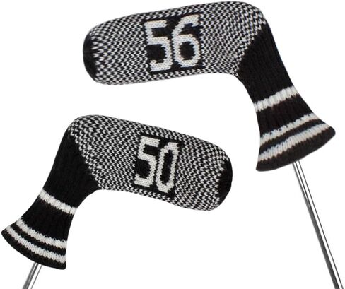 Scott Edward 10 Pcs Golf Club Head Covers for Irons Cuteness Basically Socks Shape Washable Durable Golf Club Head Protector Double Sided Knit for All Brands Callaway, Ping, Taylormade, Cobra Etc in Kuwait