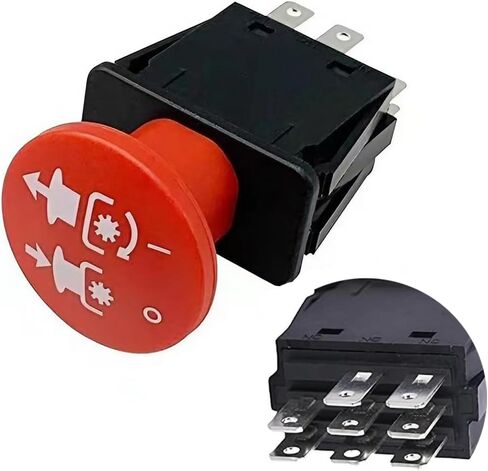 8 Terminals Clutch PTO Switch 10A 14V for Dixie Chopper Delta Hustler Lawn Mowers Delta Series 6204 Replacement 4174684 500016 430-528 in Kuwait