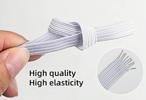 شريط مرن أبيض Amtvuzy ، 1/2 بوصة 15 Yard 540in ، شريط مرن ، حزام تمتد ، شريط مرن مرن عالي متماسكة لخياطة الملابس ، السراويل ، الأحزمة ، الحمالات ، الأوراق المجهزة ، الأحذية أو DIY وما إلى ذلك in Kuwait