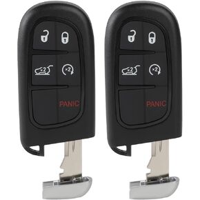 SCITOO 2 X Remotes Key Fob for Jeep Cherokee 2014-2020 GQ4-54T