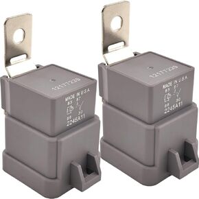 2-Pack 12177235 12V DC 20A SPST Flasher Relay – 4-Pin Design, Compatible with Buick Regal & Select GM Vehicles – Fixes Turn Signal (B2575) & Hazard Light Failures