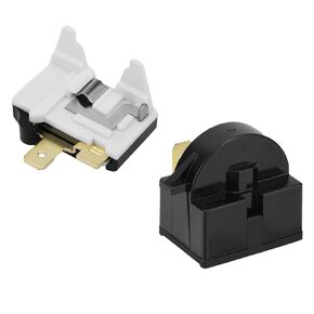 Boxob QP2-4.7 ترحيل بداية وحماية الحمولة الزائدة من الثلاجة 6750C-0005P ، QP2-4R7 START MINI PARTS متوافقة مع ملحقات ضاغط LG الثلاجة (أقدام نحاسية)