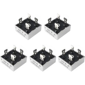 5pcs KBPC5010 الجسر الصمام الثنائي ، 50A 1000V موجة كاملة من الثنائيات السيليكون الإلكترونية ، 4 دبوس