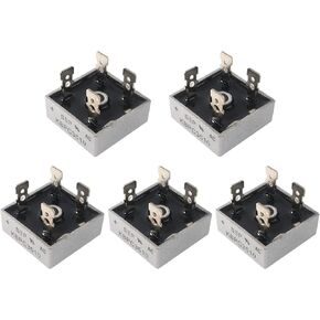 2Pcs KBPC3510 Bridge Rectifier Diode, 35A 1000V Full Wave Electronic Silicon Diodes, 4-Pin