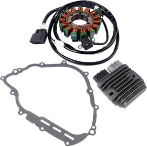 الجزء الثابت والمنظم مع استبدال الحشية لـ Yamaha Grizzly 700 YFM700 2007-2015 Grizzly 550 YFM550 2009-2014 28P-81410-01-00 1D7-81960-00-00