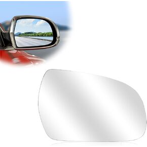 استبدال الزجاج الأيسر للمرآة اليسرى لعام 2010-2017 AUD1 A3 A4 A5 QUATTRO ، RS5 S4 S5 View Side Mirror مع حامل خلفي